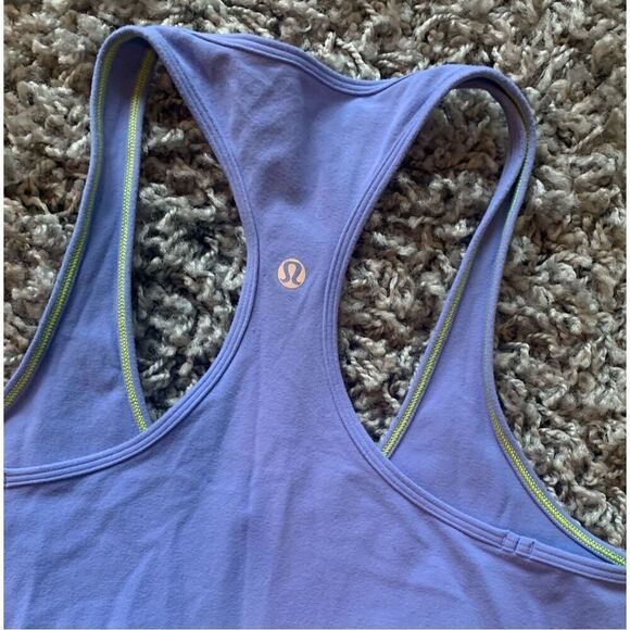 LULULEMON COOL RACERBACK lavender lullaby TANK TOP SZ M 10 pickleball - Picture 5 of 6